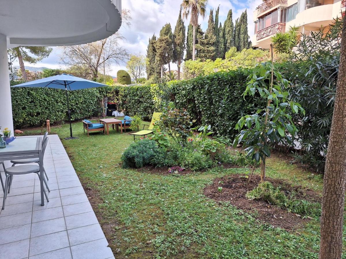 Charmant Appartement Residentiel Avec Terrasse, Jardin Privatif Et Piscine A Cannes Κάννες Εξωτερικό φωτογραφία